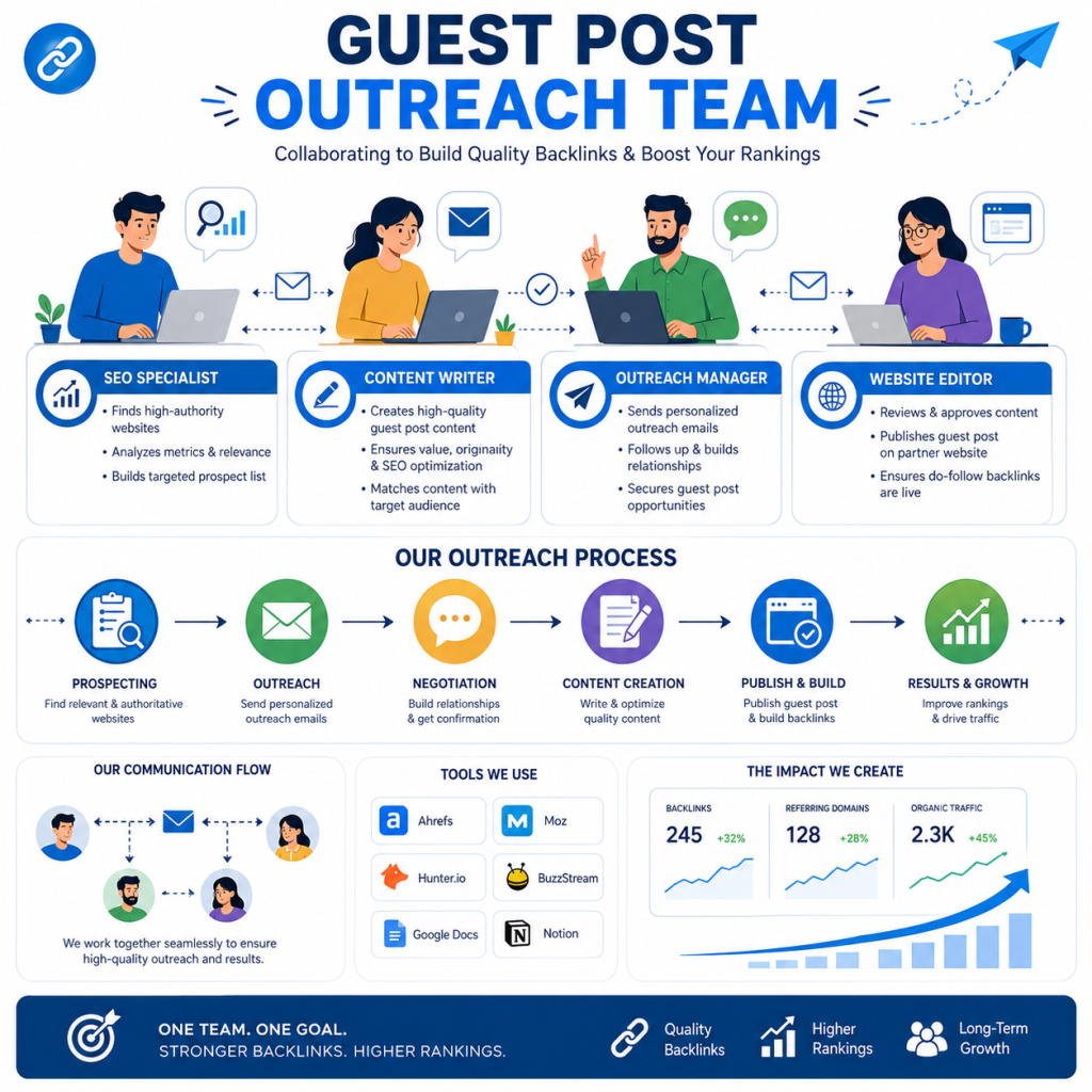 Guest Post Outreach Services: The Smart Way to Build Backlinks and Grow Traffic